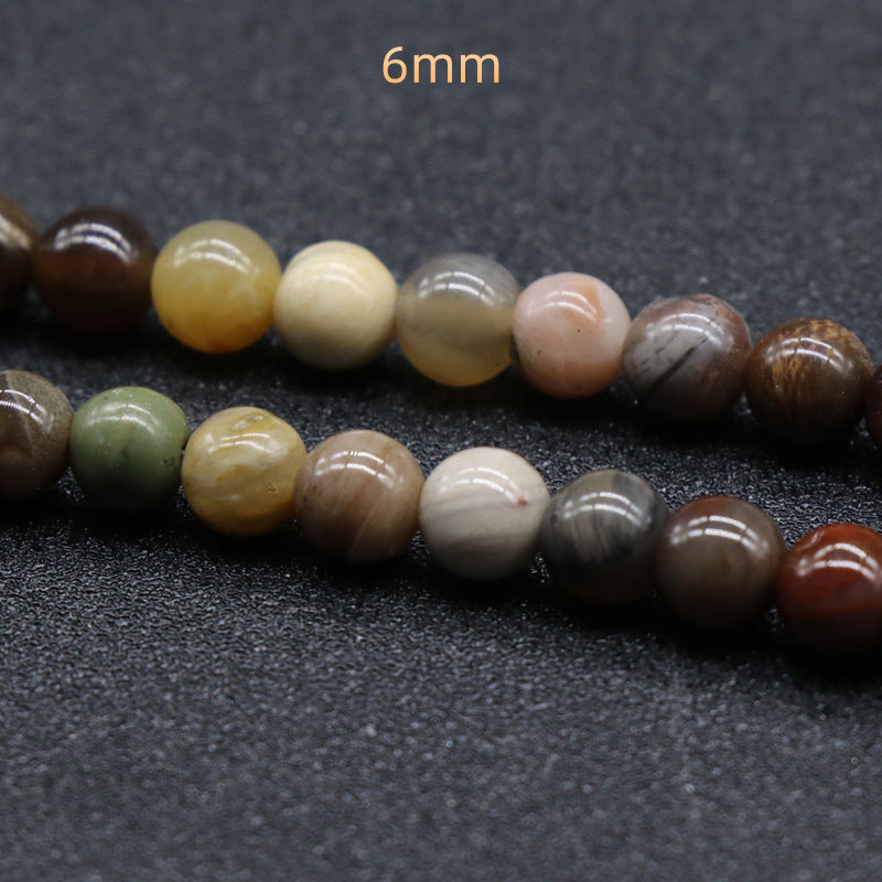 Petrified Wood Loose Bead Strand