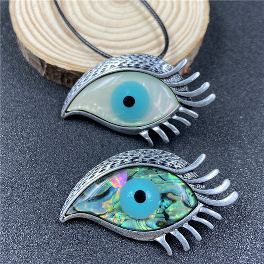 Abalone Shell Eye Brooch&Pendant