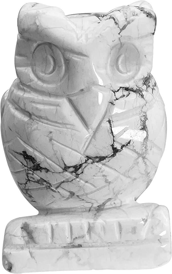 Owl Crystal Carving 1.5 inch