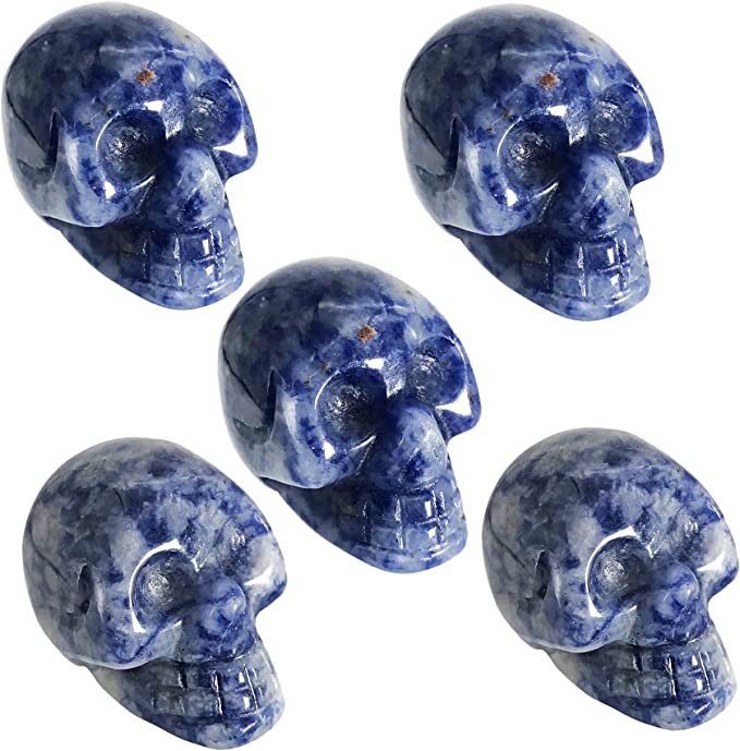 Skull Crystal Carving 1 inch