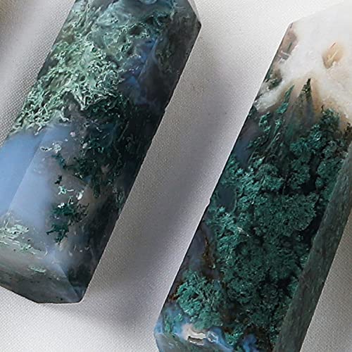 Moss agate tower