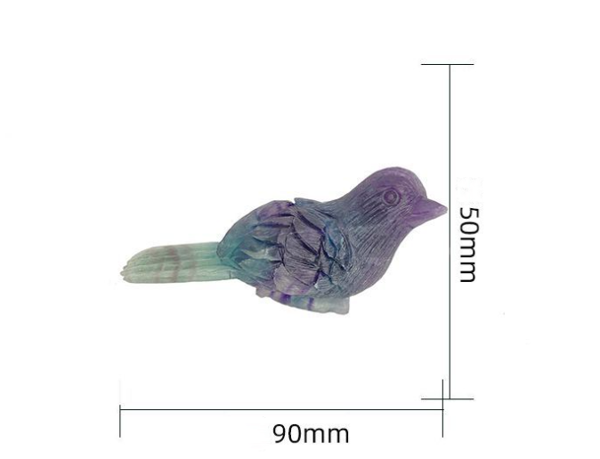 3.5 Inch Fluorite Bird