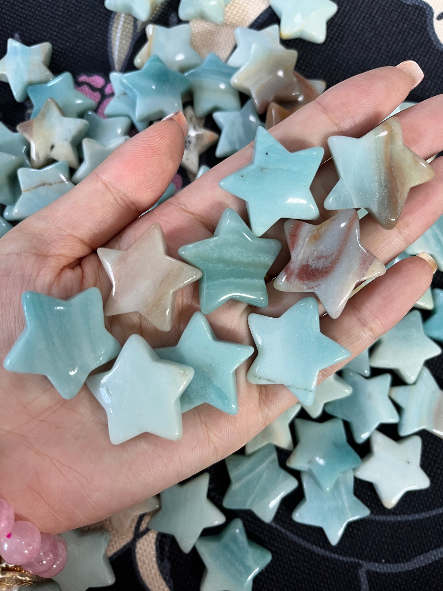 Star Shaped Crystal Carving