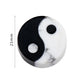 Tai Chi Yin Yang Obsidian&Howlite Button