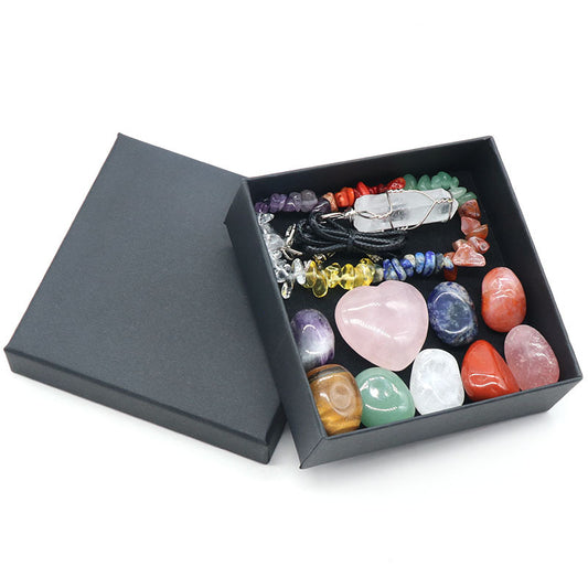 Chakra Tumble& Bracelet Gift Box