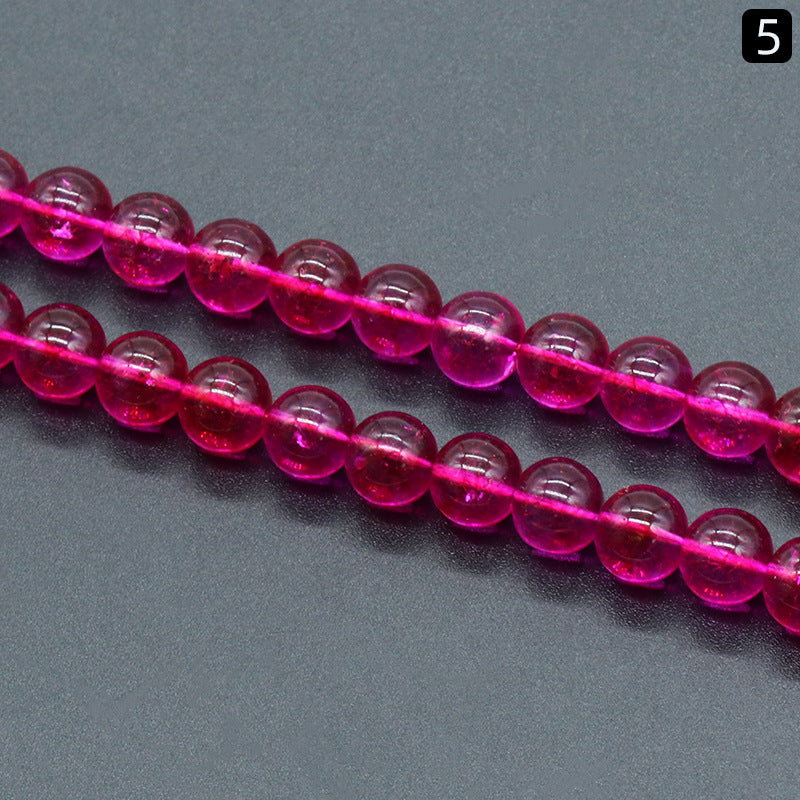 Colorful Melted Bead Strand
