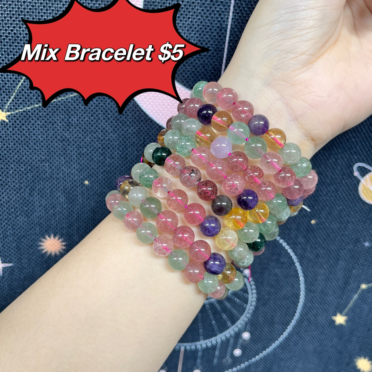 Natural Crystal Bracelets