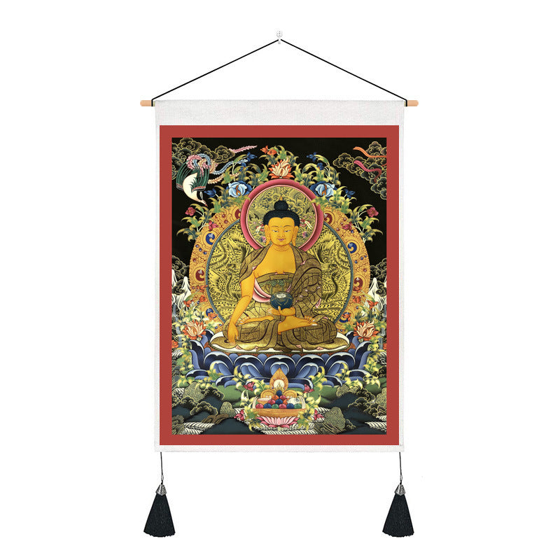Short tapestry（buddha and Ukiyo-e）