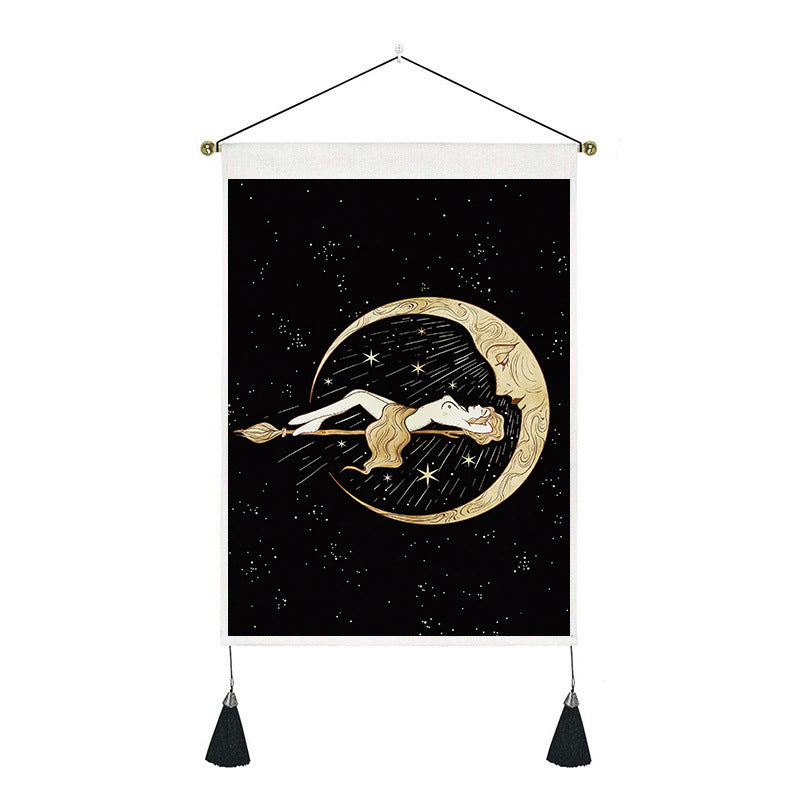 Short tapestry(sun and moon)