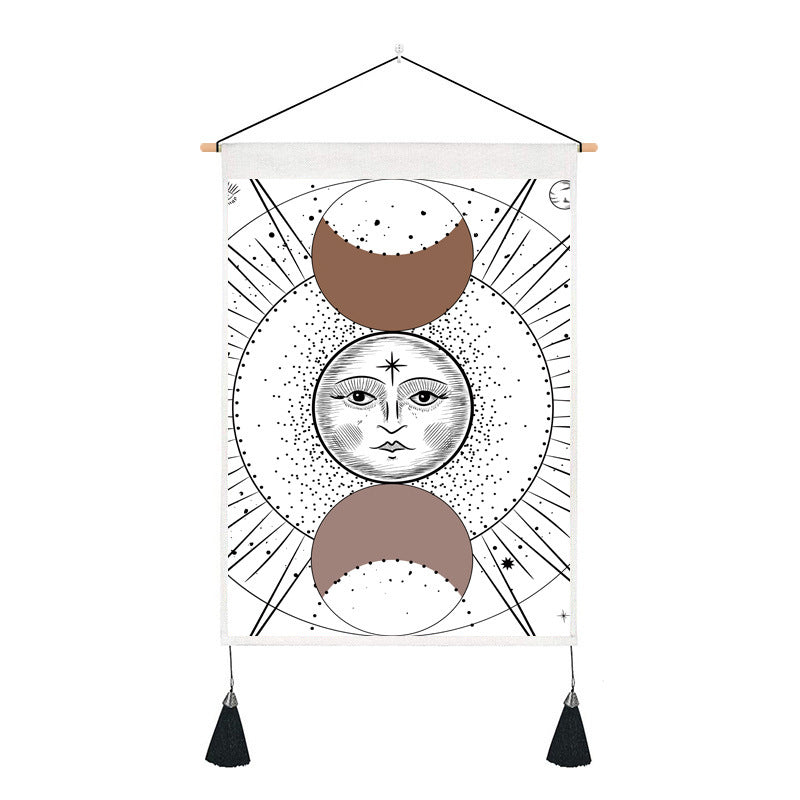 Short tapestry(sun and moon)