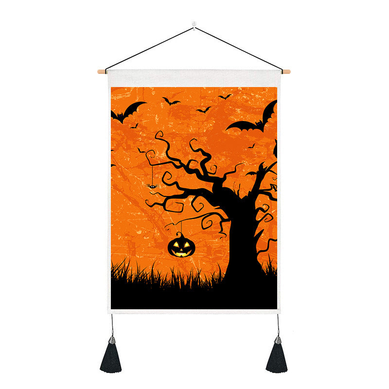 Short tapestry (Halloween）