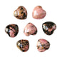 Heart shape natural stone 1 inch