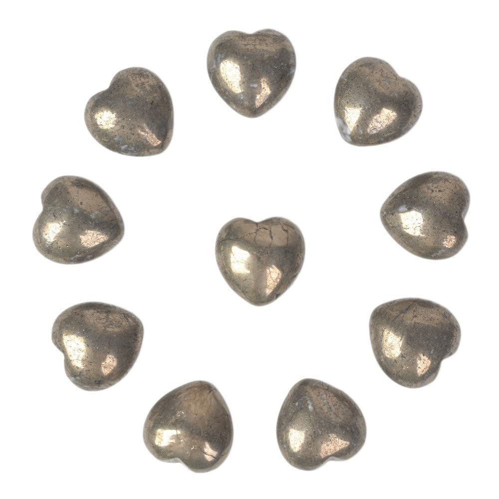 Heart shape natural stone 1 inch