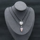 Rose Quartz Necklace Set