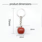 Crystal Apple Keychain