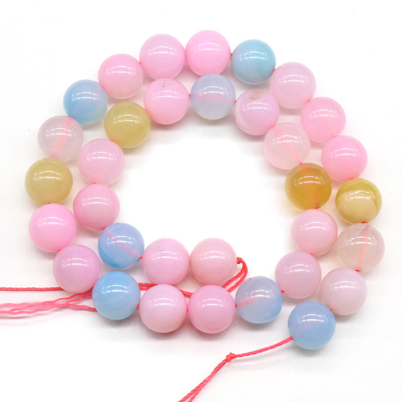 Colorful Morganite Loose Bead Strand