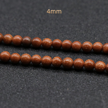 Gold Sandstone Loose Bead Strand