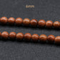 Gold Sandstone Loose Bead Strand