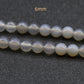 Grey Agate Loose Bead Strand