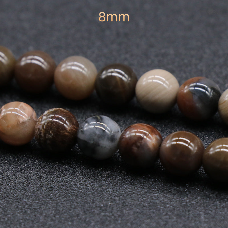 Petrified Wood Loose Bead Strand