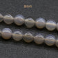 Grey Agate Loose Bead Strand