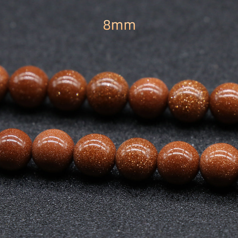 Gold Sandstone Loose Bead Strand