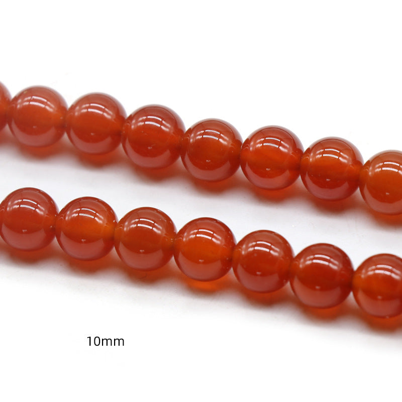 Red Agate Loose Bead Strand