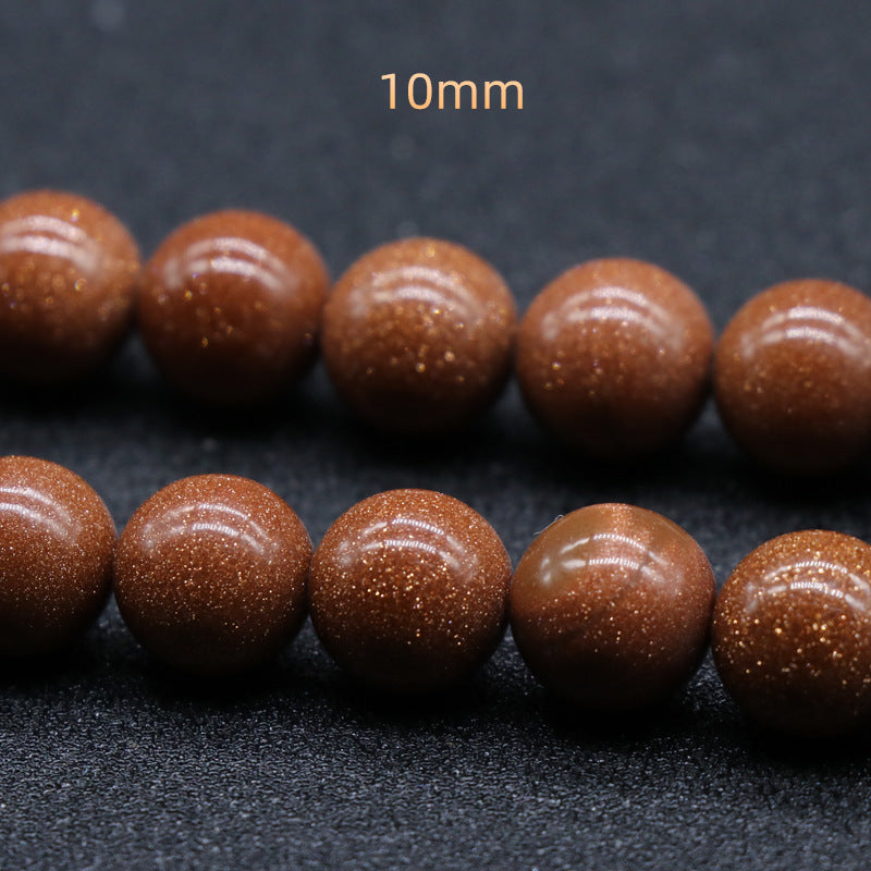 Gold Sandstone Loose Bead Strand