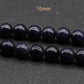 Blue Sandstone Loose Bead Strand