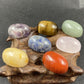 7 Chakra Half Egg Button Yoga Stone Set