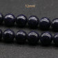 Blue Sandstone Loose Bead Strand