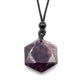 Crystal Hexagon Merkaba Star Necklace