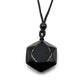 Crystal Hexagon Merkaba Star Necklace