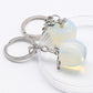 Crystal Apple Keychain