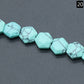 Hexagon SHaped Loose Bead Strand