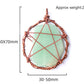 Cooper Wire Star& Crystal Raw Pendant