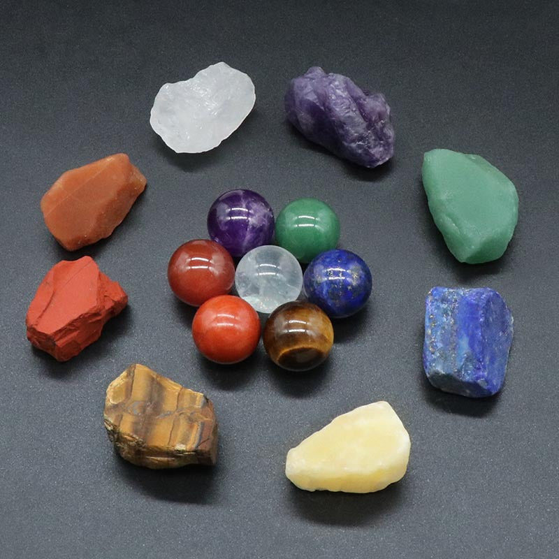 Chakra Raw&Sphere Set