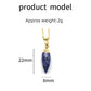 Bullet Shaped Crystal Pendant