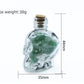 Skull Shaped Crystal Chip Wishing Bottle