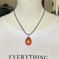 Crystal Tear Drop Hollw Star Pendant/Necklace