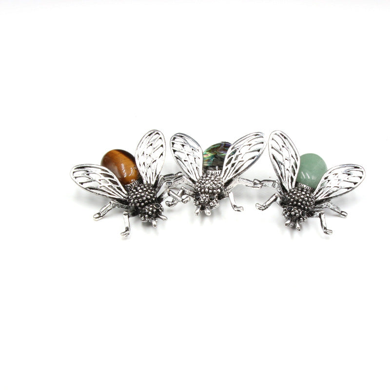 Crystal Bee Brooch&Pendant