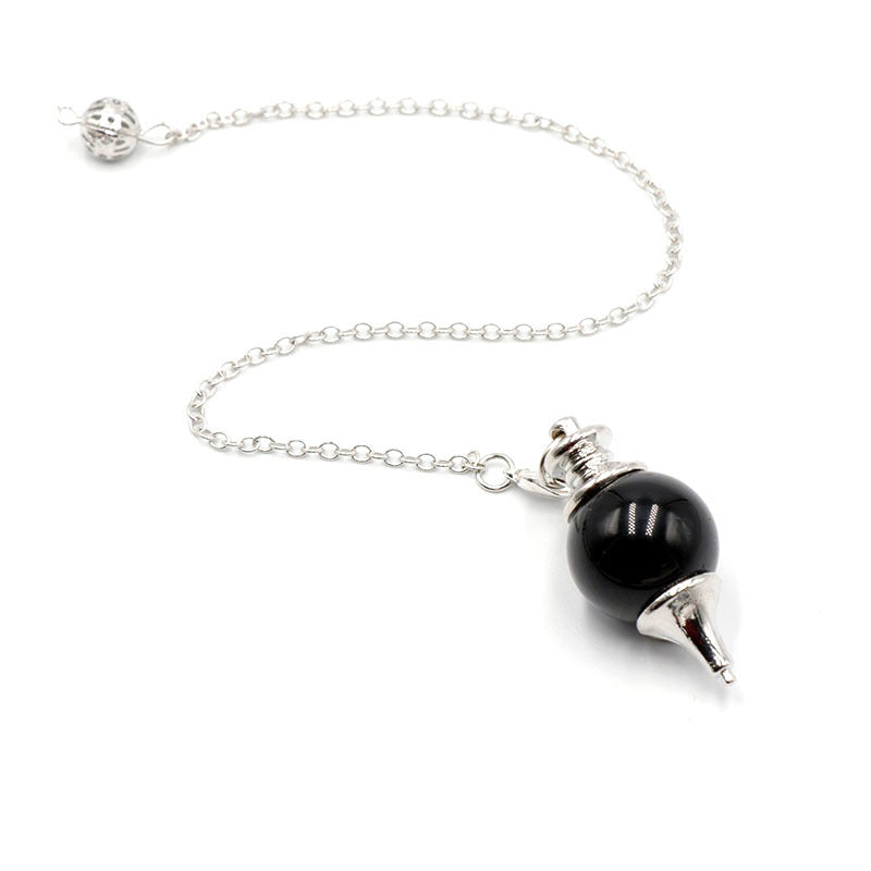 Crystal Mini Sphere Dowsing Pendulum