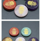 Hamsa Round Crystal Reiki Stone Button