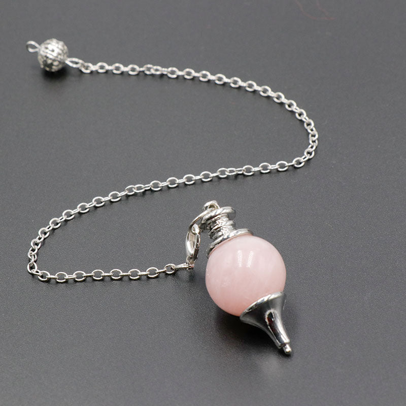 Crystal Mini Sphere Dowsing Pendulum