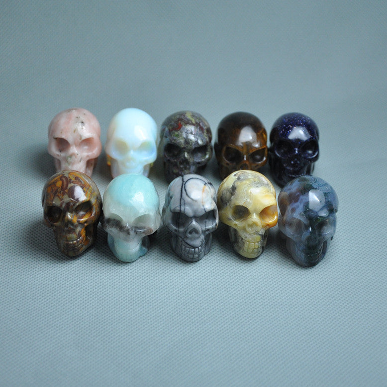 Skull Crystal Carving 1.5 inch