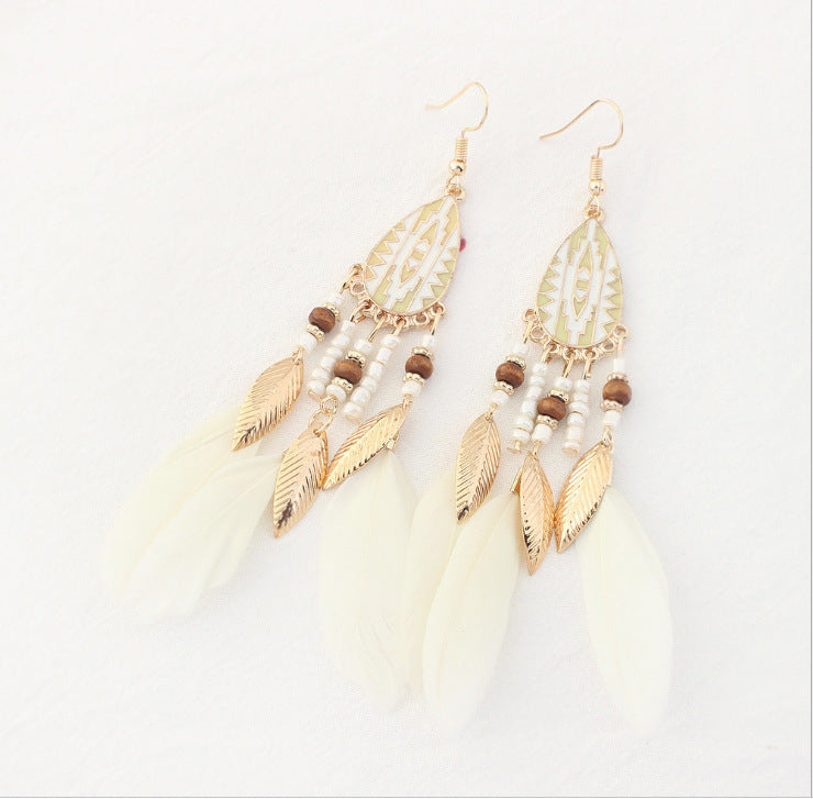 Bohemian Feather Earrings