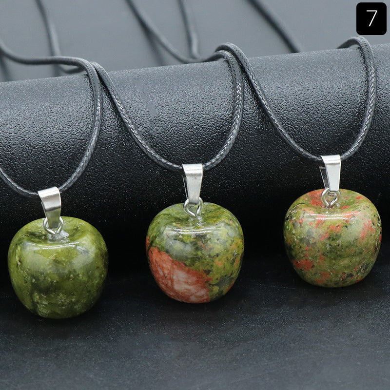 Crystal Apple Necklace/Pendant