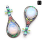 Crystal Pipa Brooch&Pendant