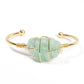 Natural Crystal Bangle