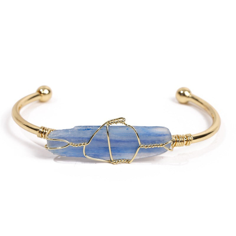 Natural Crystal Bangle